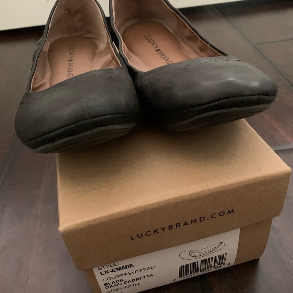 Lucky Brand black Emmie ballet flats